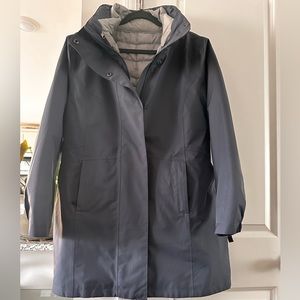2 in 1 Long Jacket with hood